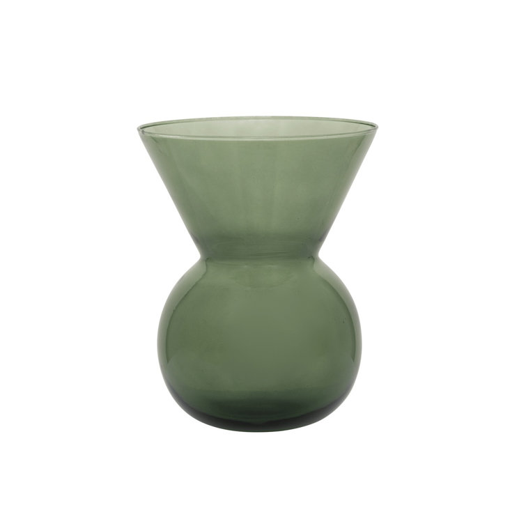 Duck Green Recycled Glass Novelty Table Vase