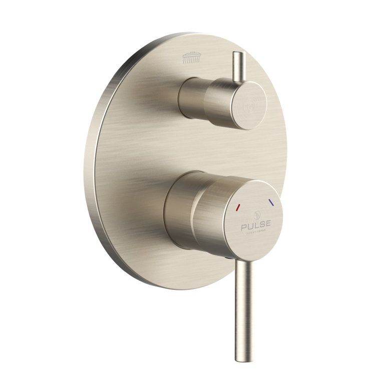 Brushed Nickel 2-Way Diverter Valve and Trim Kit