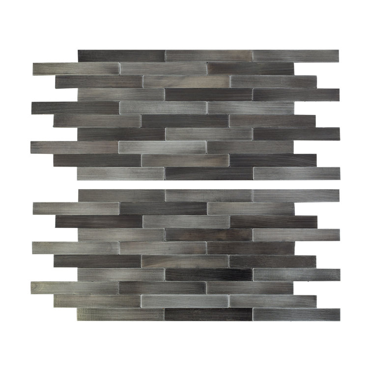 Gilded Silver Distressed Metal Peel & Stick Wall Panels