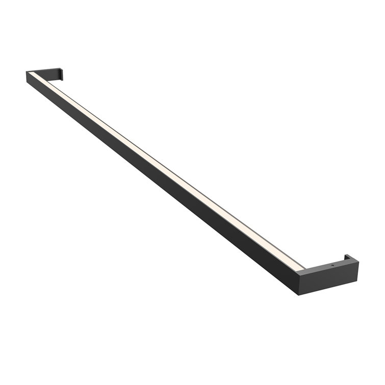 Satin Black 48" Dimmable LED Wall Sconce