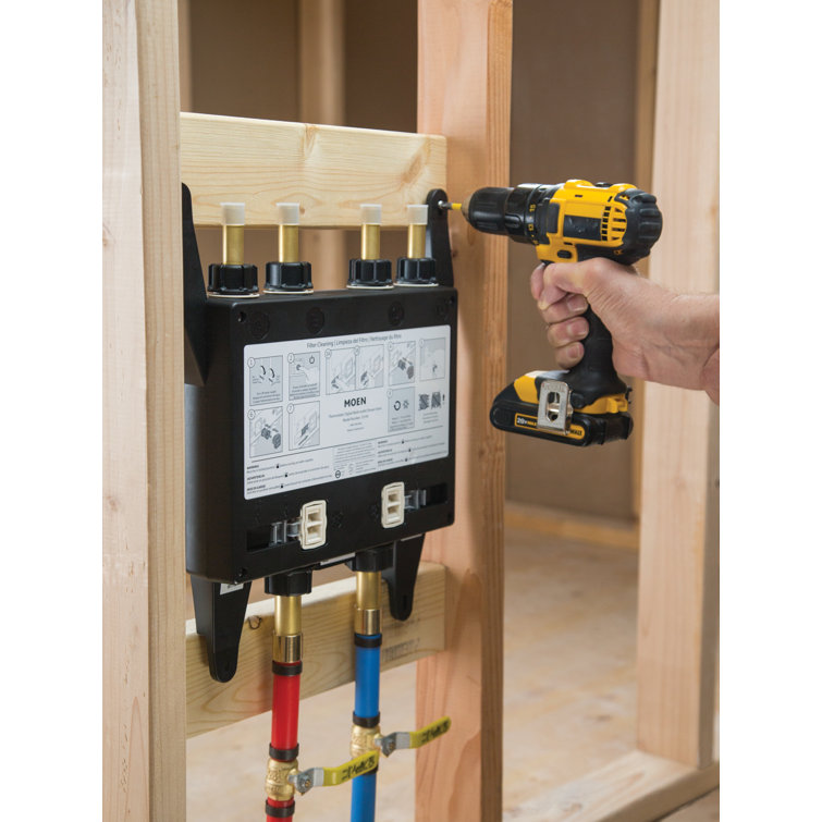 Moen Black 4-Outlet Digital Thermostatic Shower Valve