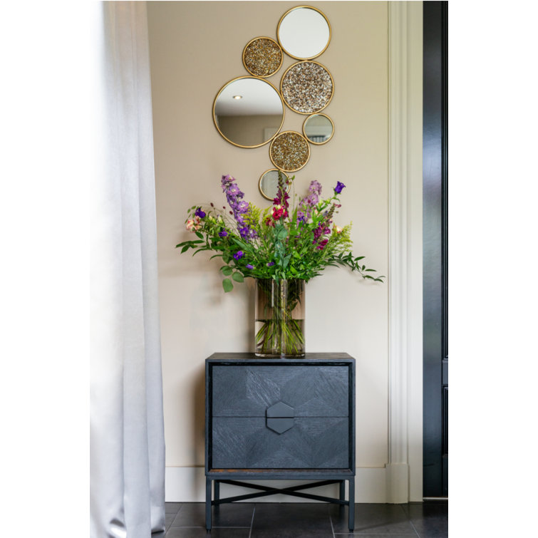 Black Oak and Iron Industrial Accent Chest