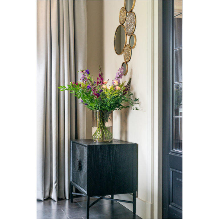 Black Oak and Iron Industrial Accent Chest