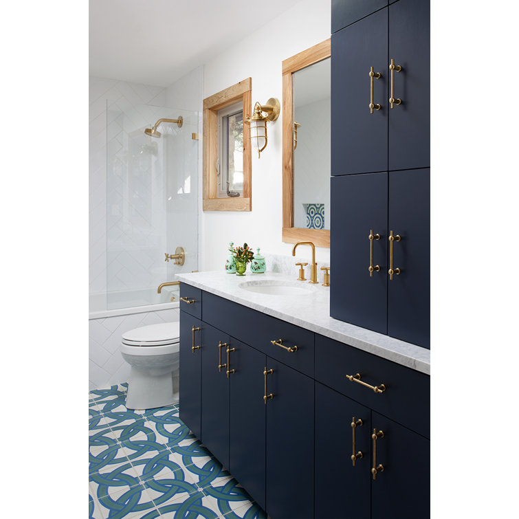 New Canaan Aged Brass 1-Light Bathroom Sconce with Opal Glass Shade
