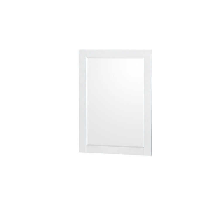 Sheffield White 47" Freestanding Single Vanity with Mirror