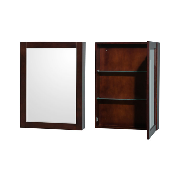 Sheffield Espresso 47" Solid Wood Bathroom Vanity with Medicine Cabinet
