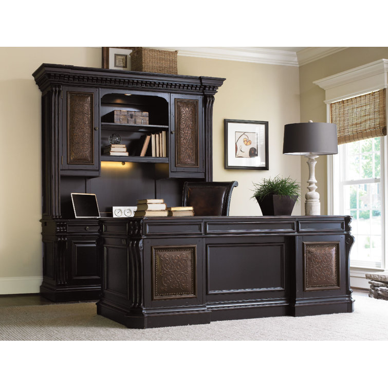 Telluride High Back Black Leather Swivel Task Chair