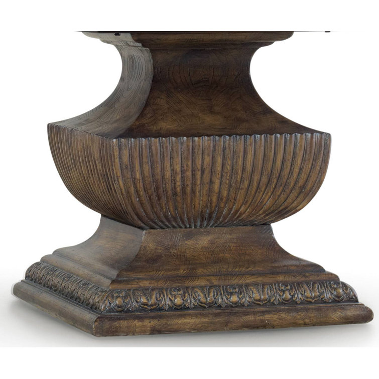 Traditional Reclaimed Wood 60'' Round Dining Table in Brown