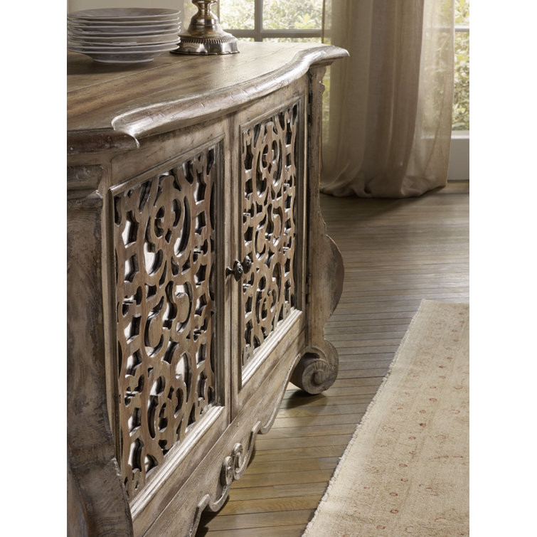Chatelet 59'' Beige Mirrored Traditional Sideboard