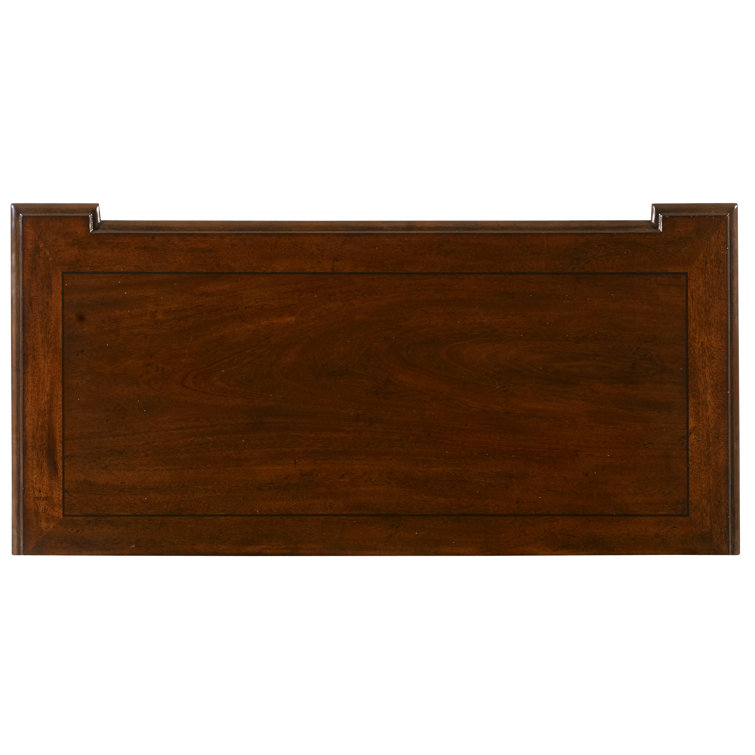Leesburg Elegant Mahogany 5-Drawer Chest with Antique Brass Knobs