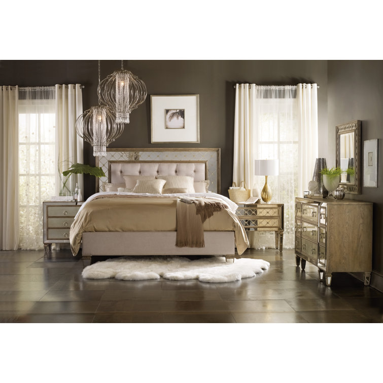 Bombay Brown Traditional Nightstand with Dovetail Drawers