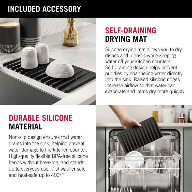 Delta 23" Stainless Steel Undermount Workstation Kitchen Sink