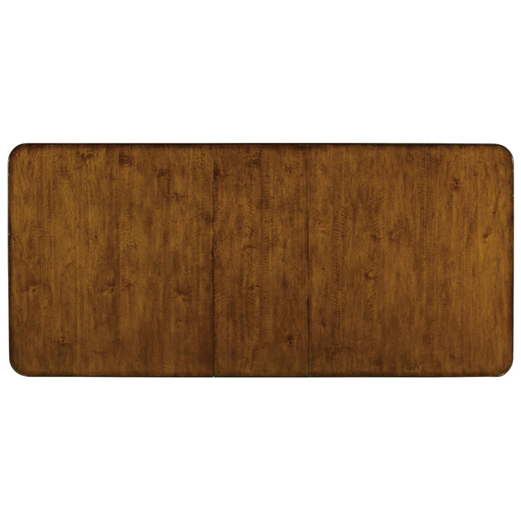 Tynecastle Brown Extendable Rectangular Wood Dining Table