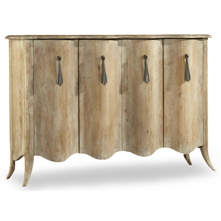 Beige Traditional 54.5'' Wood Sideboard