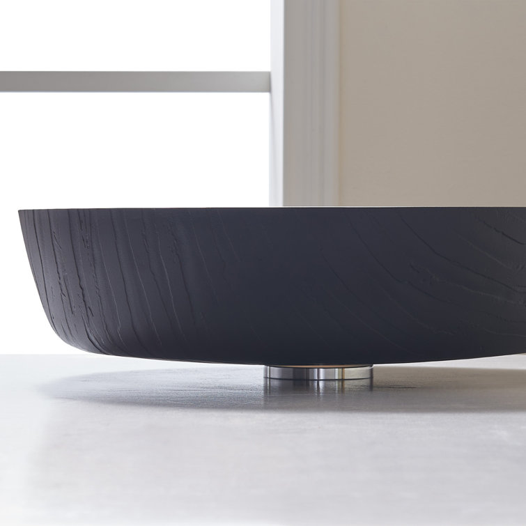 Matte Black Round Glass Bathroom Vessel Sink Bowl