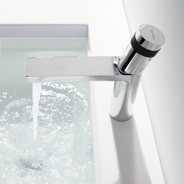 Forseti Polished Chrome Single-Handle Bathroom Faucet with Drain Assembly