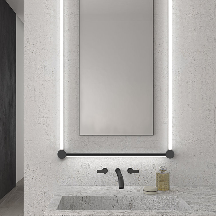 Sleek 24.75" Polished Chrome LED Wall Sconce with Adjustable Tubes
