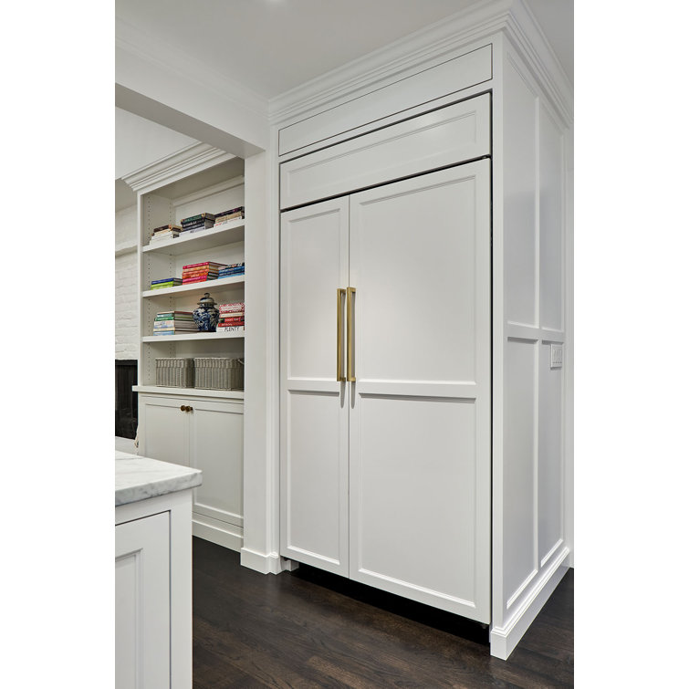 Vail 12-Inch Satin Brass Modern Appliance Bar Pull