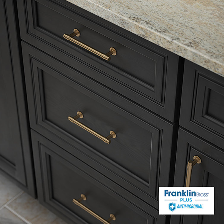 Francisco 5-Pack Champagne Bronze Antimicrobial Cabinet Bar Pulls