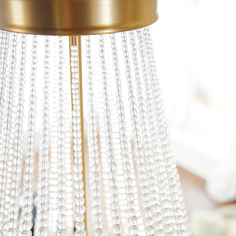 Burnished Brass 12-Light Empire Chandelier with Candelabra Bulbs