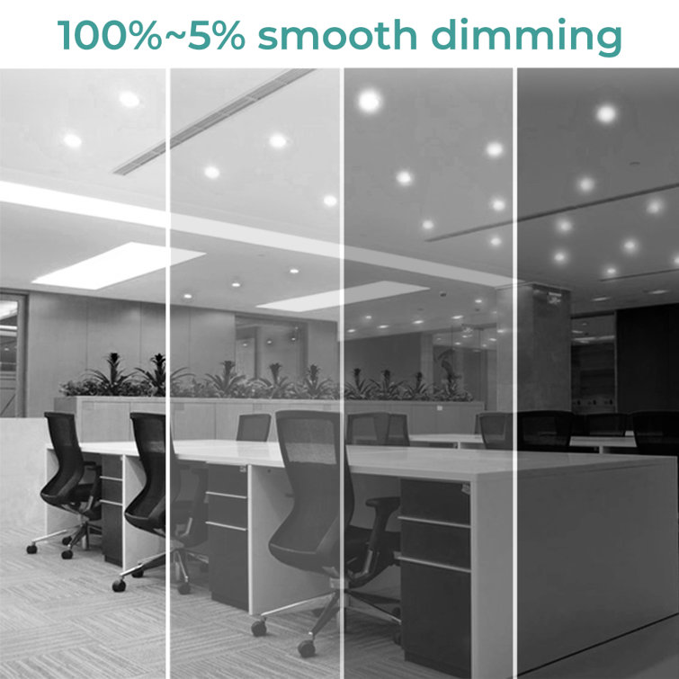 4'' White Aluminum LED Canless Recessed Lighting Kit