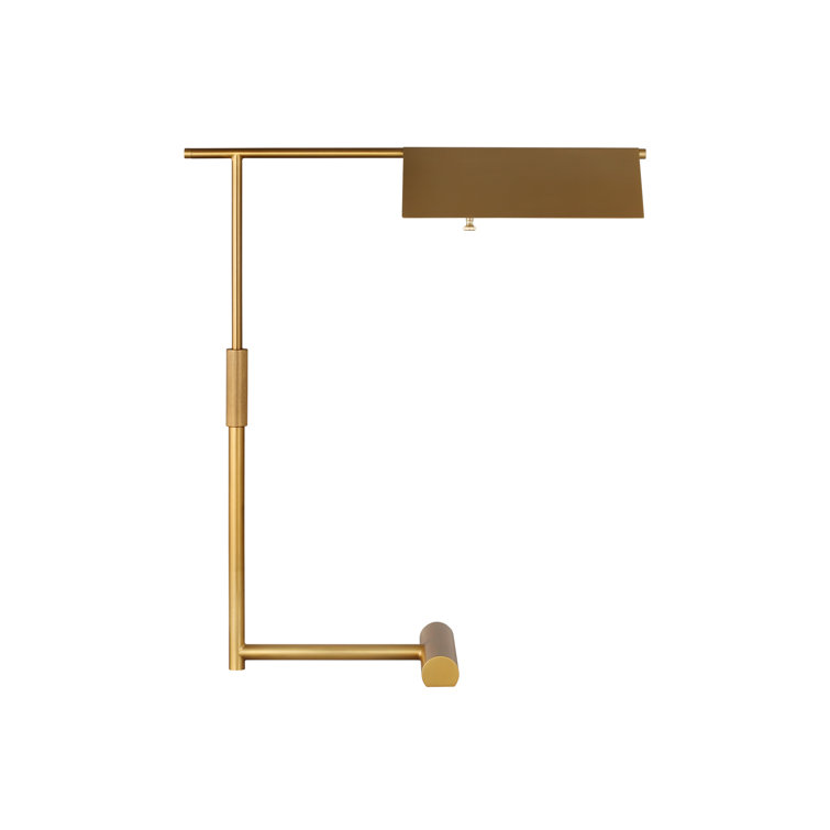 Burnished Brass Adjustable Metal Pharmacy Desk Lamp