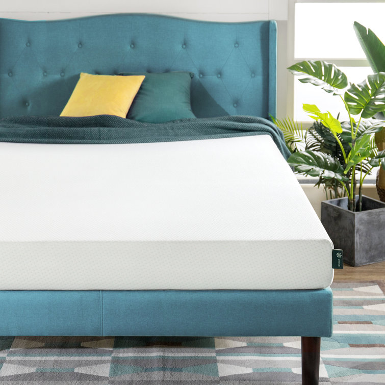 Full White 6-Inch Firm Memory Foam Mattress