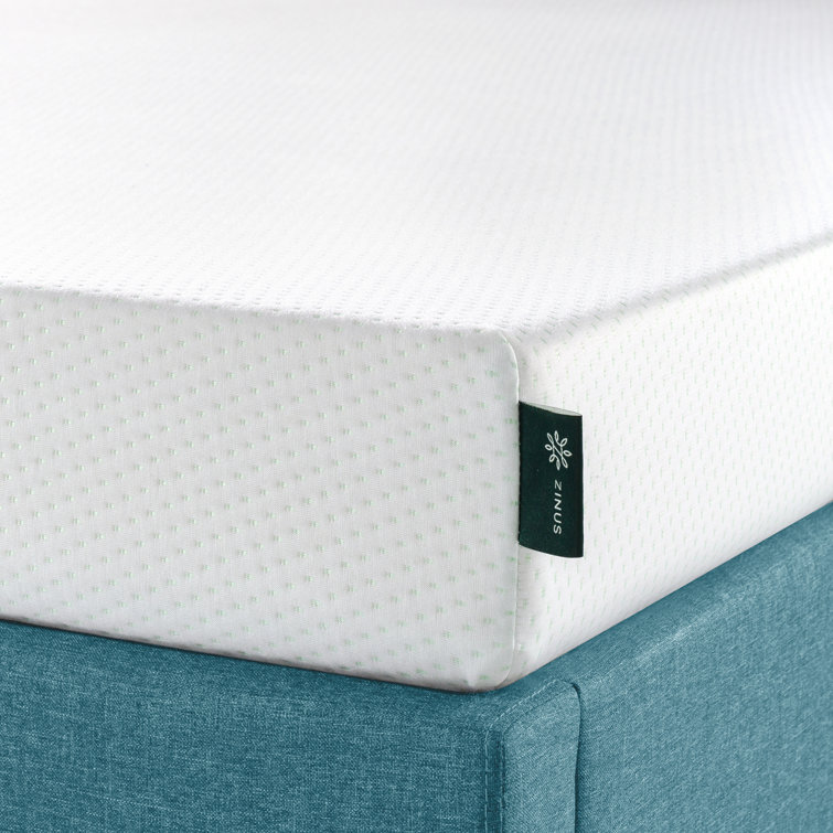 Full White 6-Inch Firm Memory Foam Mattress