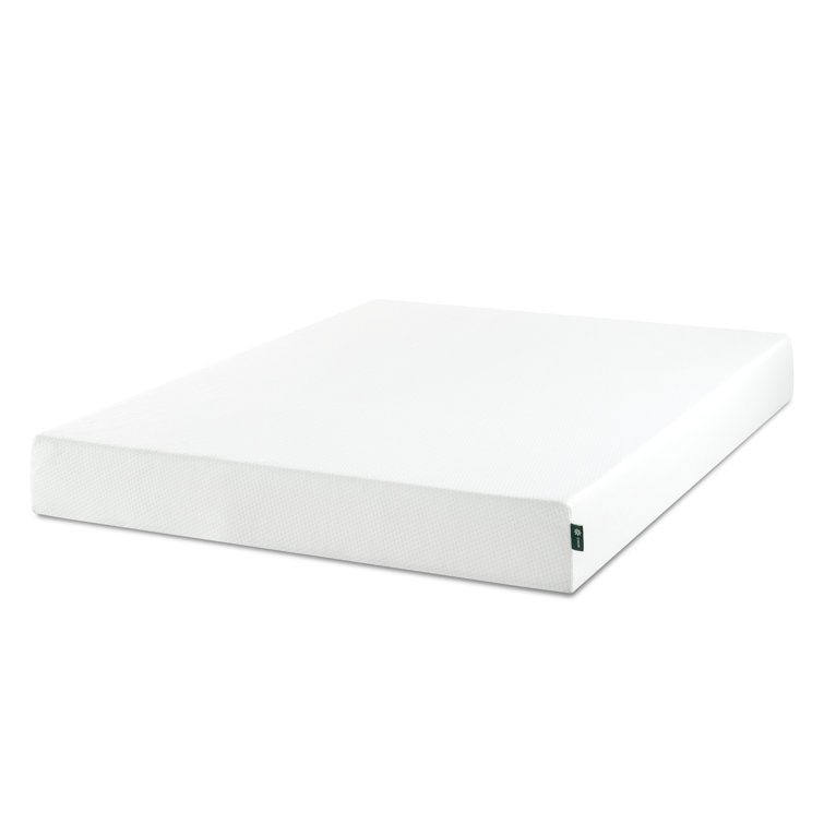 Full White 6-Inch Firm Memory Foam Mattress