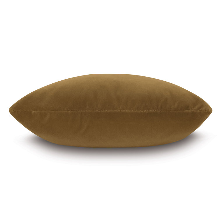 Amber Embroidered 20" x 20" Square Polyester Throw Pillow