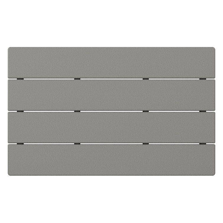 Lakeside Slate Grey 36" All-Weather POLYWOOD Outdoor Coffee Table