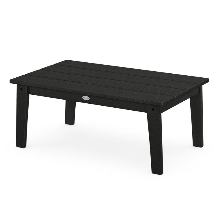Black All-Weather Outdoor Coffee Table