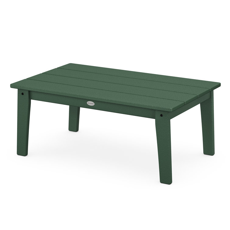 Green Outdoor Polywood Coffee Table