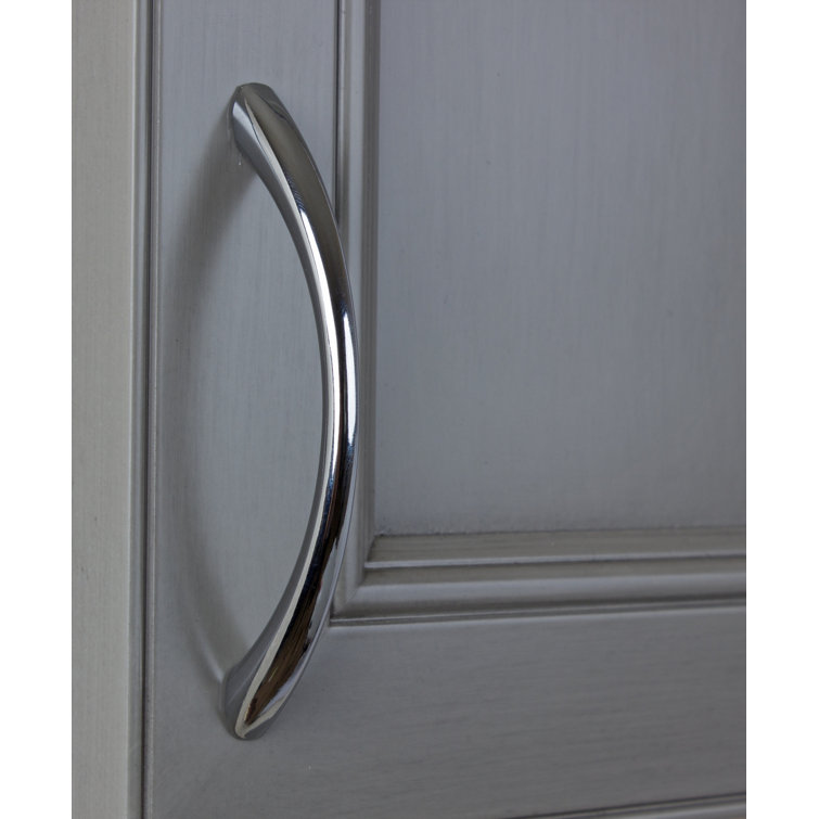 Polished Chrome Small Loop Cabinet Pull with Mounting Hardware