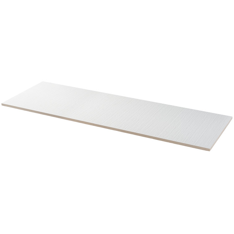 Angela Harris White Matte Ceramic Rectangular Wall Tile