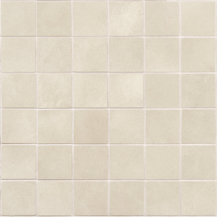 Catlinite Beige Matte Porcelain Mosaic Floor and Wall Tile