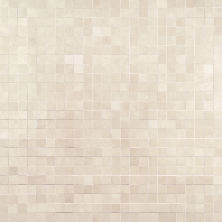 Catlinite Beige Matte Porcelain Mosaic Floor and Wall Tile
