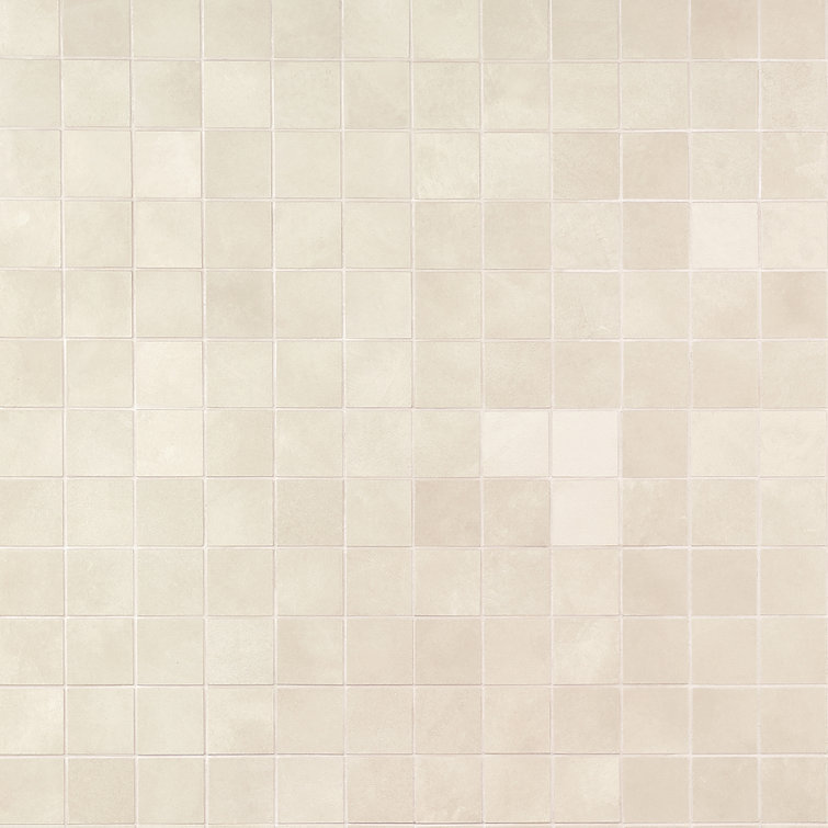 Catlinite Beige Matte Porcelain Mosaic Floor and Wall Tile