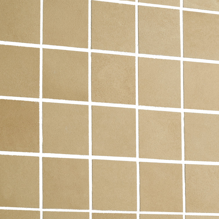 Catlinite 12" x 12" Matte Yellow Porcelain Mosaic Tile