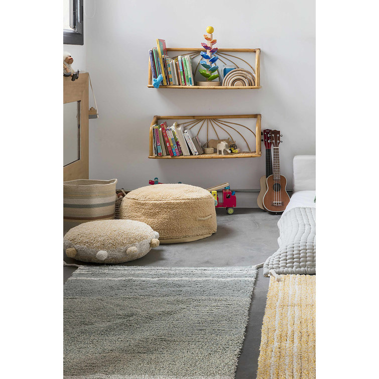 Triplet Multicolor Braided Cord Storage Basket with Handles