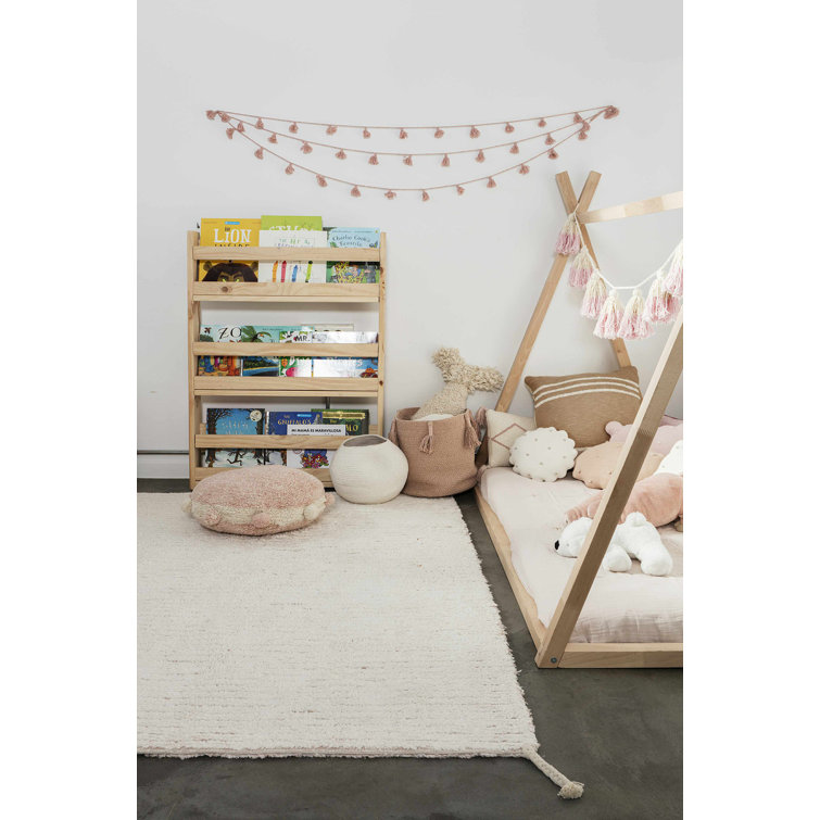 Gelato Pink and Ivory Reversible Wool Cotton Rug