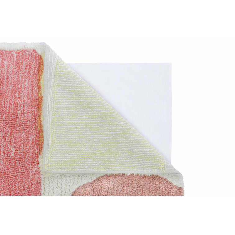 Abstract Multicolor Wool Rectangular Area Rug 5' 7" x 7' 10"