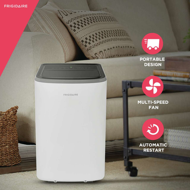 Frigidaire White 12,000 BTU Portable Air Conditioner with Remote
