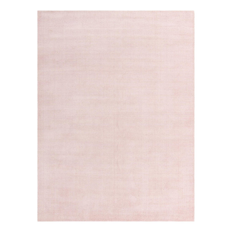 Eco-Friendly English Rose Hand-Knotted Wool Area Rug 7'10"x10'