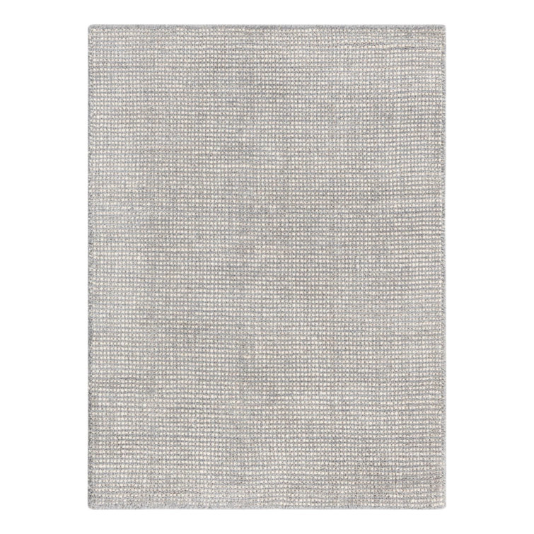 Gray Manor Hand-Knotted Wool Rectangular Rug 2'2" x 3'1"