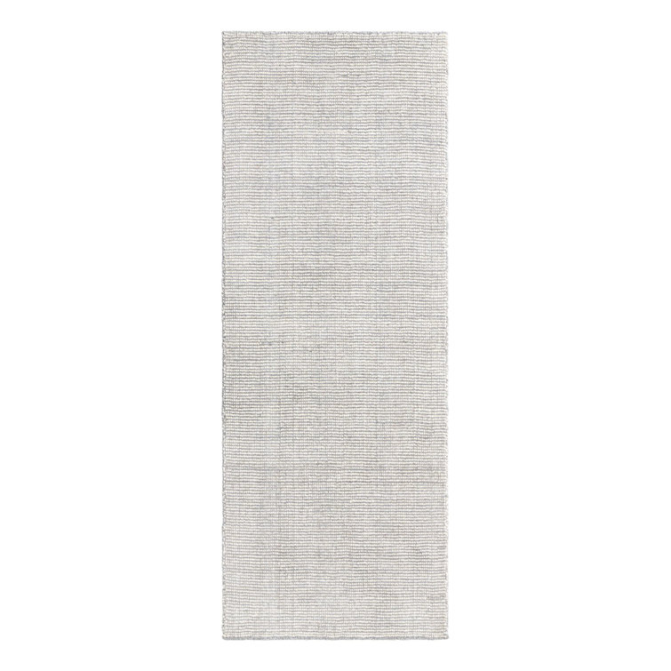 Grey Manor Hand-Knotted Wool Runner Rug