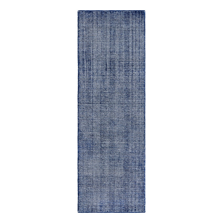 Blueberry Wool Hand-Knotted Indoor Runner Rug 2' x 6'1"