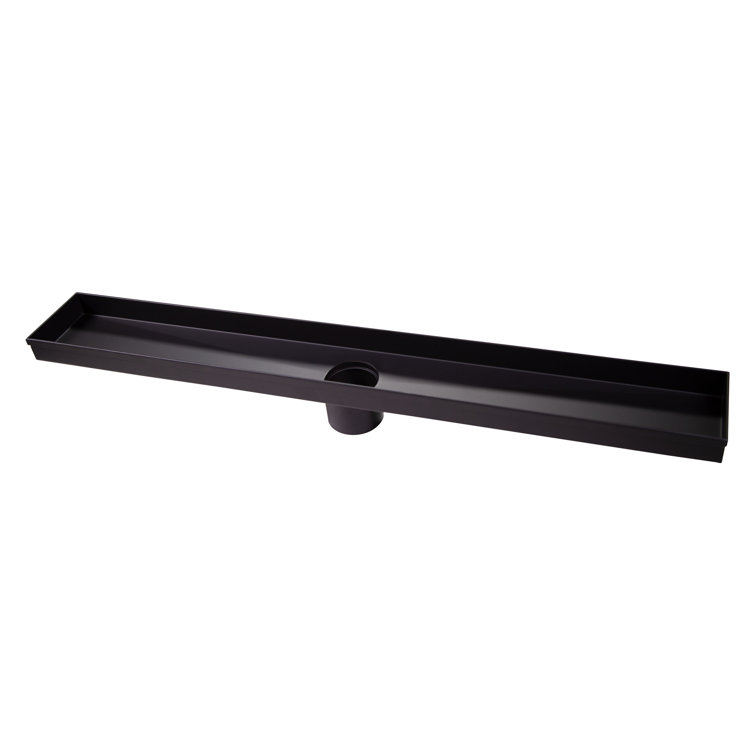 Matte Black Stainless Steel 36" Linear Shower Drain