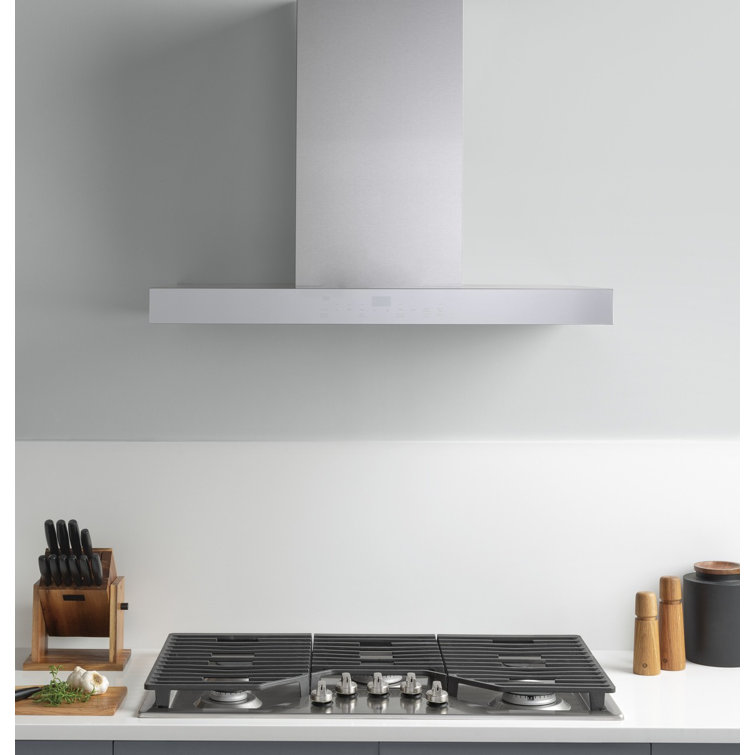 36" Stainless Steel Convertible Wall Mount Range Hood with Charcoal Filter