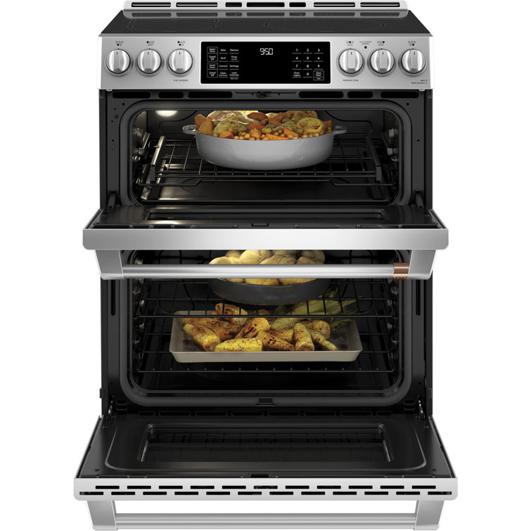 Stainless Steel 30" Smart Double Oven Induction Range